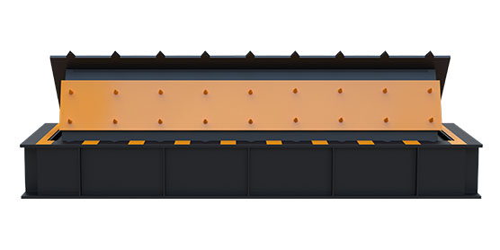 浅埋款三折叠路障机